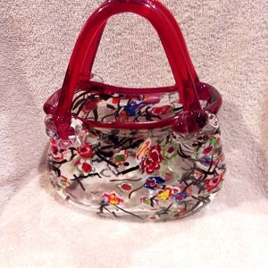 Murano glass purse